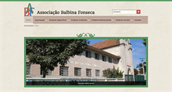 Desktop Screenshot of abalbinafonseca.com.br