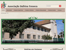 Tablet Screenshot of abalbinafonseca.com.br